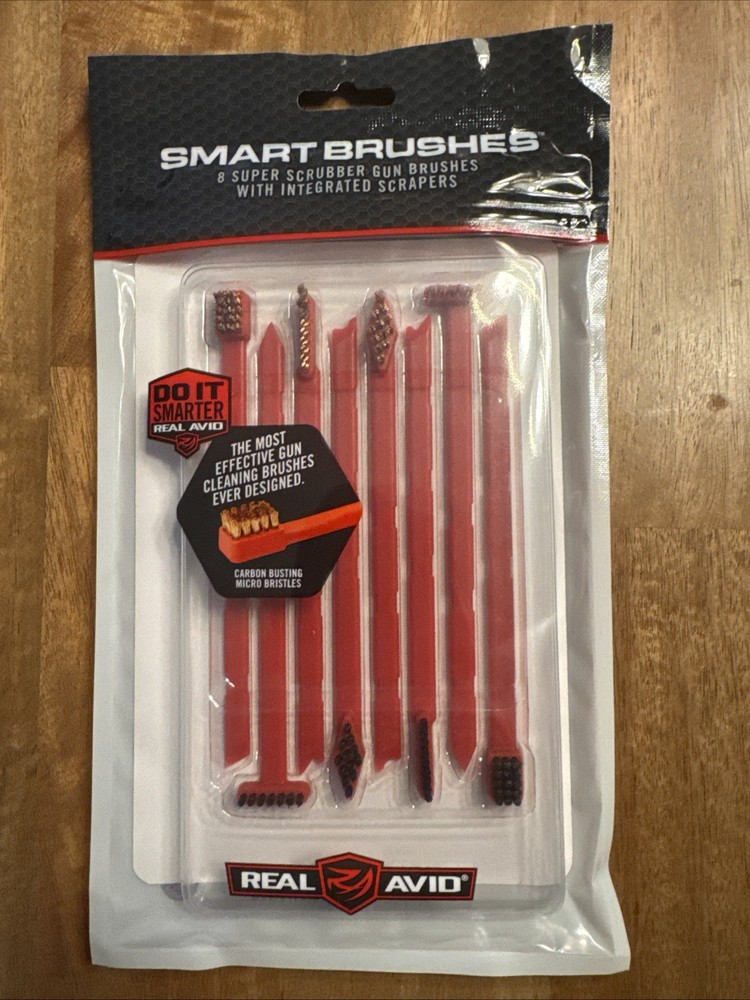 Real Avid Smart Brushes – Assorted Shapes and Brushes with Integrated Scrapers