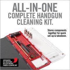 Real Avid Handgun Master Cleaning Kit Station .22 .357 .38 .40 .45 9mm AVMCS-P