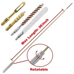 Universal Gun Cleaning Kit for .22 .223 5.56mm Rifle & Pistol – Oil, Snake, Brus