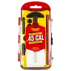 Shooter’s Choice .45 Caliber Rifle Cleaning Kit w/ Brass Rod Brushes Patches