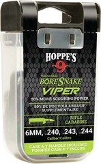Hoppes 6mm/.240 .243 .244 Rifle T Handle Viper Den Boresnake Cleaner 24012VD