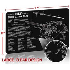 TekMat Original Gun Cleaning Mat – 17″ X 11″ – Colt Sinlge Action Army