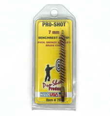 Pro-Shot Benchrest Brush & Spear Tip Jag Set For 7mm Rifle