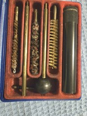 Vintage Pocket Size Handgun Cleaning Kit 22 Caliber CAT.8502 Made In Italy Look!