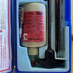 Vintage Kleen-Bore Universal Gun Cleaning Kit Blue Case w/ Formula 3 Oil USA