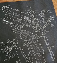 Browning HI-POWER Pistol 11” x 17” Gun Cleaning Mat Mouse Pad Desk Mat