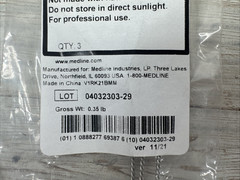 Medline Cleaning Brush Twisted Wire *5 Pack of 3* Length 16″ Brush = 3in x 10mm