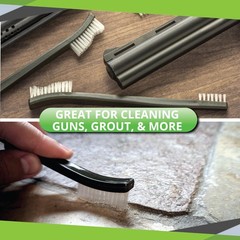 10 Piece Double Ended Gun Cleaning Brush Set for Firearms and Equipment