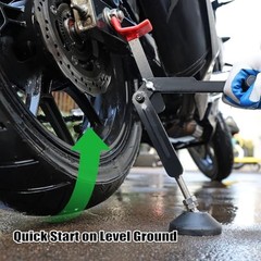 7-piece motorcycle cleaning kit, including Portable Lift Jack for Chain