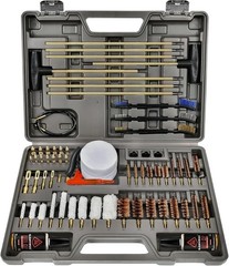 Handgun Cleaning Kit with Durable Brass Brushes and Lengthened Cleaning Rods