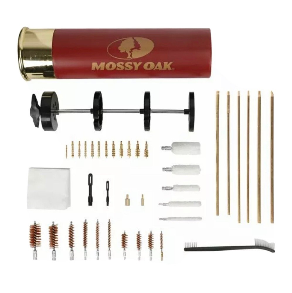 Mossy Oak 90 Piece Universal Gun Cleaning Kit Red Shotgun Shell 6435