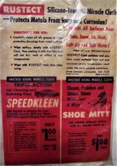 Rustect Silicone Cloth Rust Protectant Viking Sloane Corp. Vintage