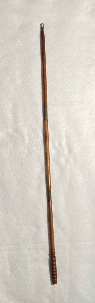 Vintage Antique Wood Wooden 3 Piece Shotgun Cleaning Rod 37 1/8” Long