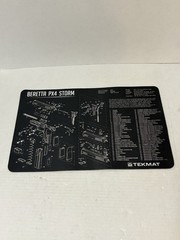 Illustrated Gun Cleaning and Repair Mat for Beretta, 11″ x 17″ Neoprene Rubber
