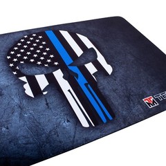 TekMat Thin Blue Line Punisher Gun Cleaning Mat, Black