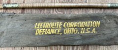 Vintage Gun Rifle Shotgun Wood Brass Cleaning Rod Barrel for Parts + Carring Bag