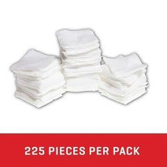 Allen 2-inch gun and handgun cleaning cloths, 225 sheets per pack