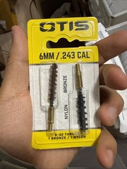 Otis FG325NB Bore Brush Set 6mm/250/243/257 Cal 8-32″ Thread 2-Pack