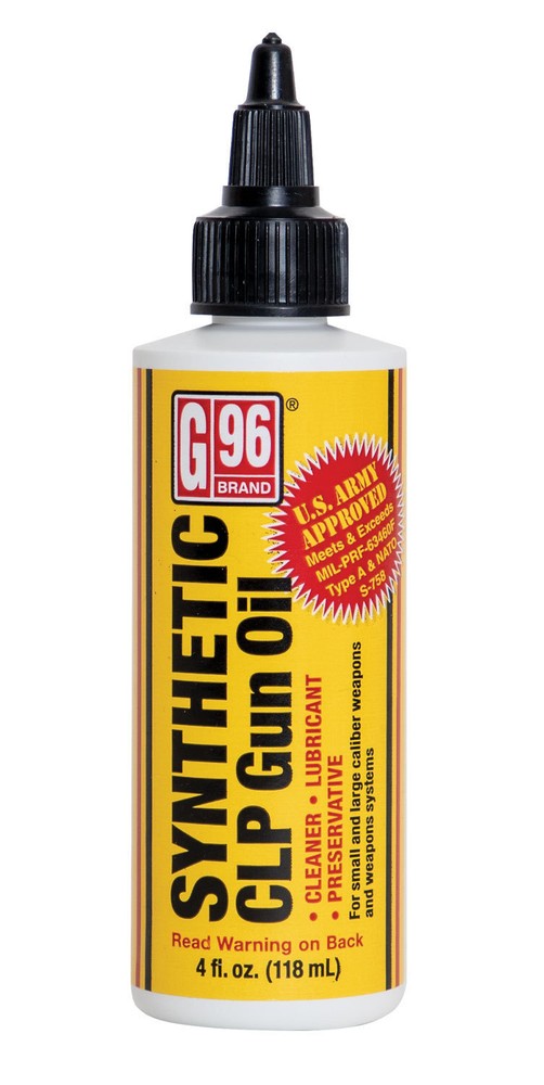 G96 Synthetic CLP Gun Oil Lubricant 4 fl oz. Military Approved Hunting Tactical