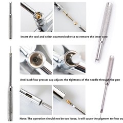 Air Brush Tools, 2 Pack Needle Packing Nut or Valve Screw Replacement Repair …