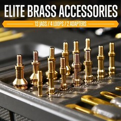 Elite , Rifle Handgun Shotgun Pistol Universal Cleaning Kit with All Brass Hi…