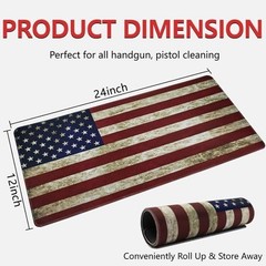 24″x12″ Waterproof Cleaning Mat & Long Swabs – Anti-Slip, Oil-Resistant Workbenc
