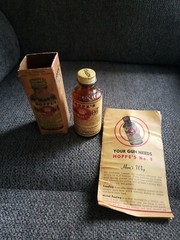 Vintage 1937 HOPPE’S No.9 Nitro Powder Solvent Oil With Manual 30% full