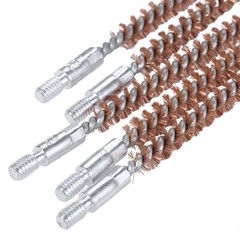 5Pcs Bronze Bore Brushes Phosphor Bristles for Rifle Gun Pistol Cleaning Tool