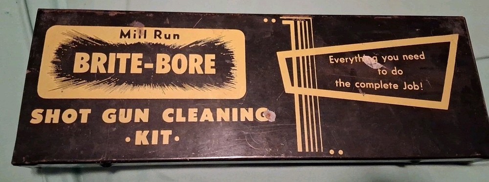 Vintage Mill Run Bright-Bore Shot Gun Cleaning Kit Metal – Incomplete/lookAtPics