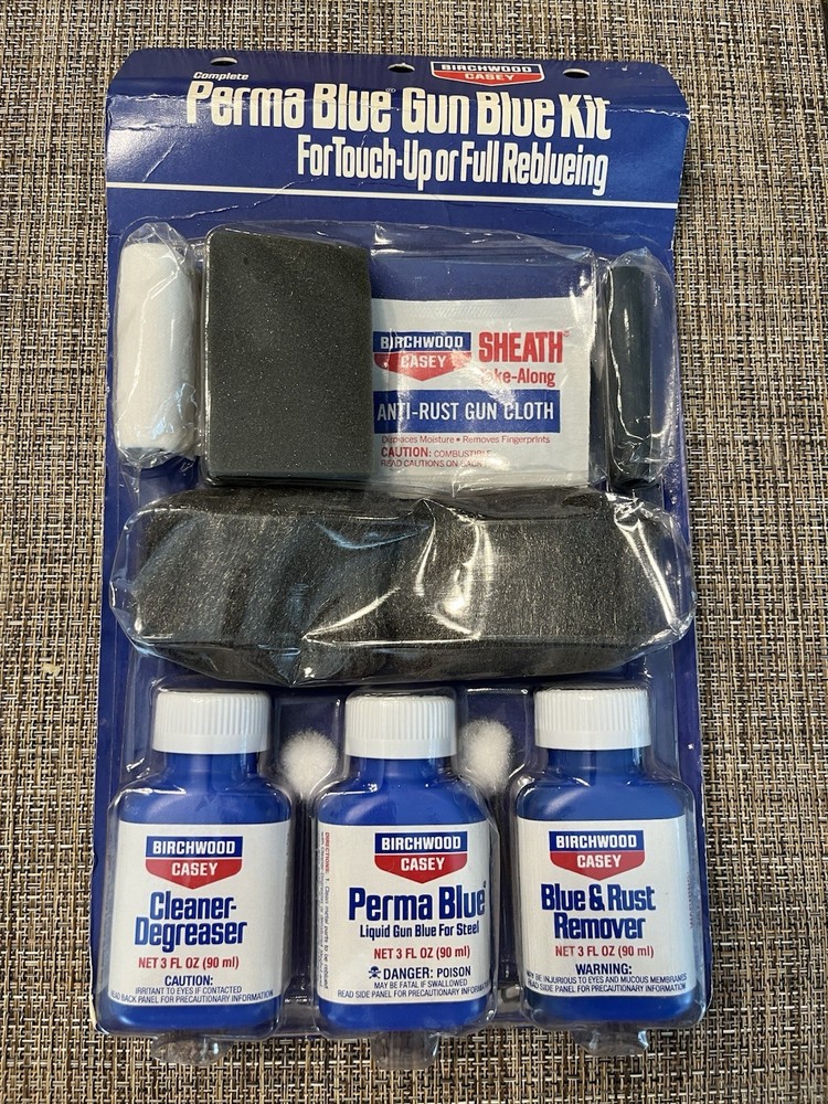 Birch wood Casey Complete Perma Blue Gun Blue Kit For Touch-up or Reblueing