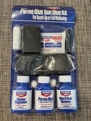 Birch wood Casey Complete Perma Blue Gun Blue Kit For Touch-up or Reblueing