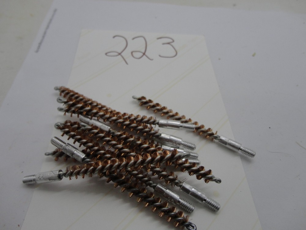 223 phosphor/bronze bore cleaning brushes, 10 (ten)