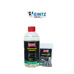 Ballistol Suppressor Cleaner – 16.9 fl. oz. With Rubber Corks.