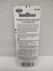 CVA QRBP Breech Plug Clean-Out Tool Kit with Nipple Pick & Hand Drill – AC1631