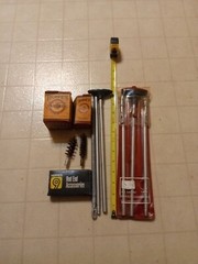 Vintage Sears Shotgun Cleaning Lot Rods, Pads, Brushes, Accessories USA Usable