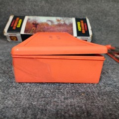Hoppes No 9 Vintage Gun Cleaning Kit Orange Case Original Box READ