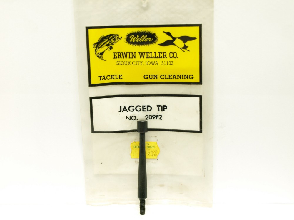 Vintage Erwin Weller Rifle Jagged Tip .20 Dia Caliber Steel – Cleaning Jag New