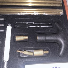Gunmaster Universal Gun Cleaning Kit in Wood Case Never Used Bore Cleaning Brush