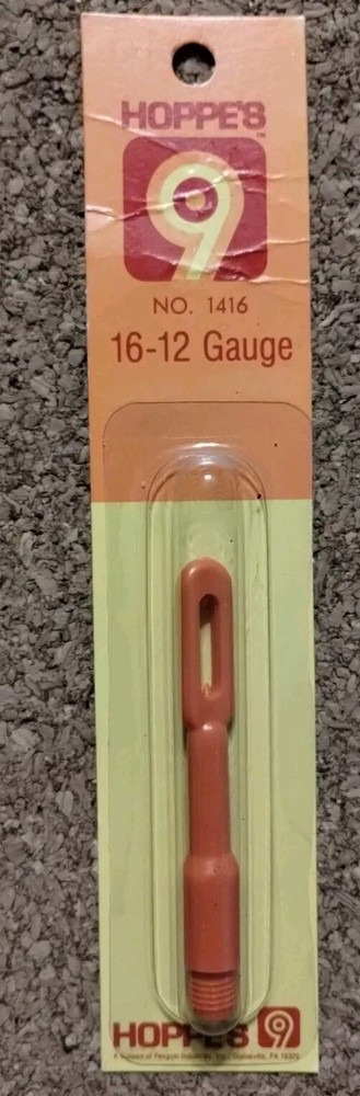 Vintage Nos Hoppe’s Conversion Adapter Clotted End 16 – 12 Gauge # 1416