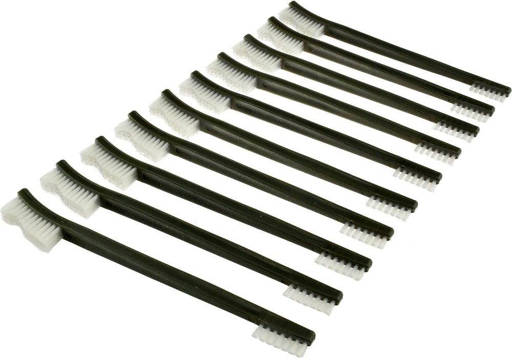 10 Piece Double Ended Gun Cleaning Brush Set for Firearms and Equipment