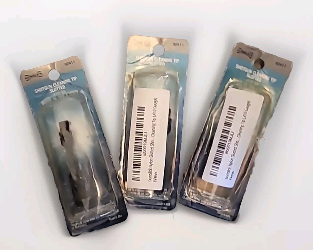 Gunslick #92411 Shotgun Cleaning Tip Slotted .410 GA. NEW. Set Of 3.