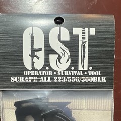 OST Scrape All .223/5.56/300BLK Stainless Gun Cleaning Scraper, Shock Cord