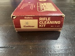 Vintage Outers Gunslick No 477 Rifle Cleaning Kit Complete Lead Top Oil Can