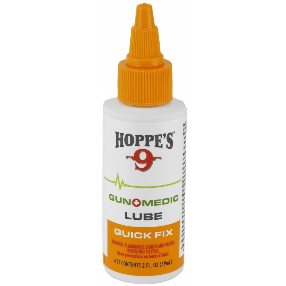 Hoppes Gun Medic Lube Micro-Thin Bio-Based Cold/Heat-Resistant 2oz Bottle Liquid