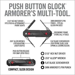 Glock Accessories – 2-in-1 Tool, 4-in-1 Tool & Pro Pack with Gun Mat & Cleaning