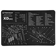 TekMat Springfield Armory XDm Gun Cleaning Mat 17×11 & 1/8″ Thick – Blk