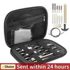 For Gun Handgun Pistol Rifle 19/ Pcs Cleaning Kit Set 22.357.38,9mm.45.40