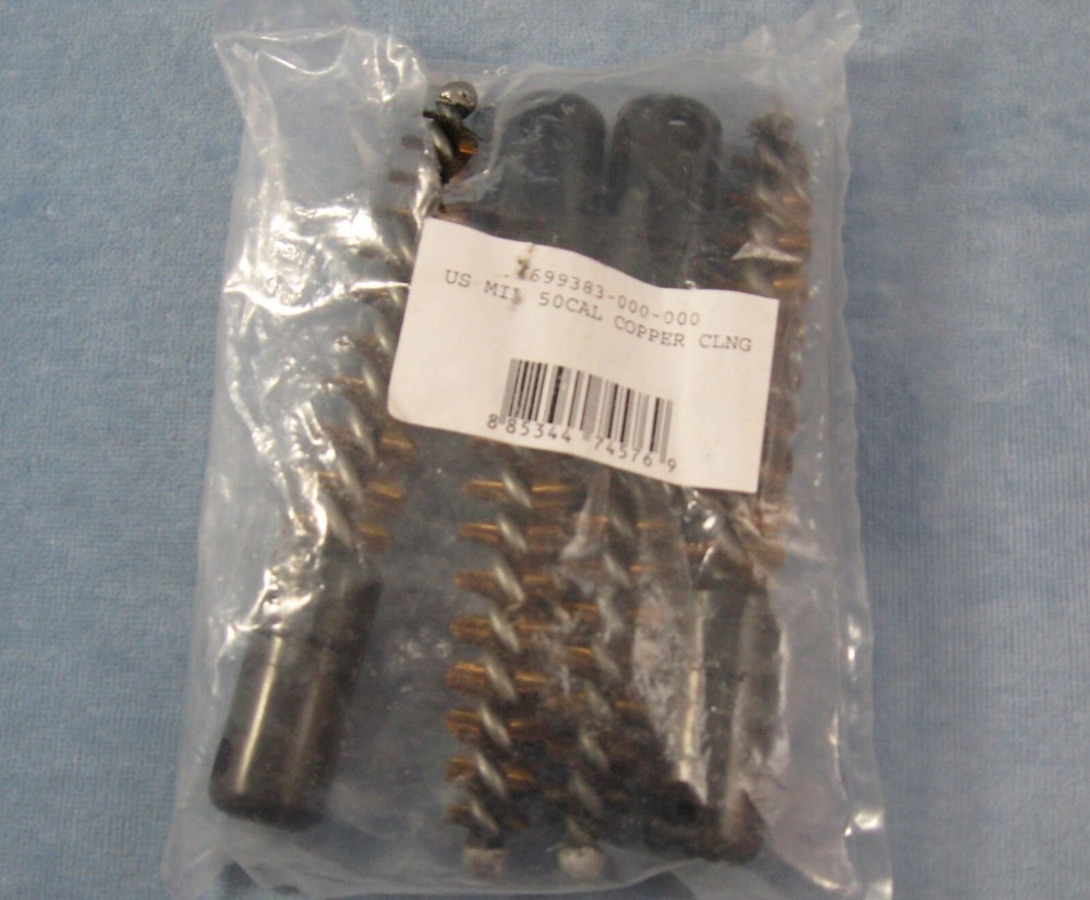 NOP of 4–50 cal. Copper Bore Brushes-Ratchet Base-U.S. Military-See Note