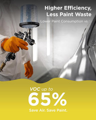 Drizzle Pro LVLP Spray Gun, Precise Low-Overspray Performance with Ultra-Light 3