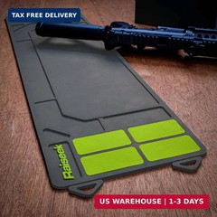 Raiseek Rifle Shotgun Cleaning Mat, Premium Large Magnetic Pad With Organizer Pa